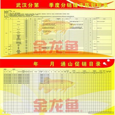 金龍魚促銷海報設計圖（如何制作金龍魚促銷海報）