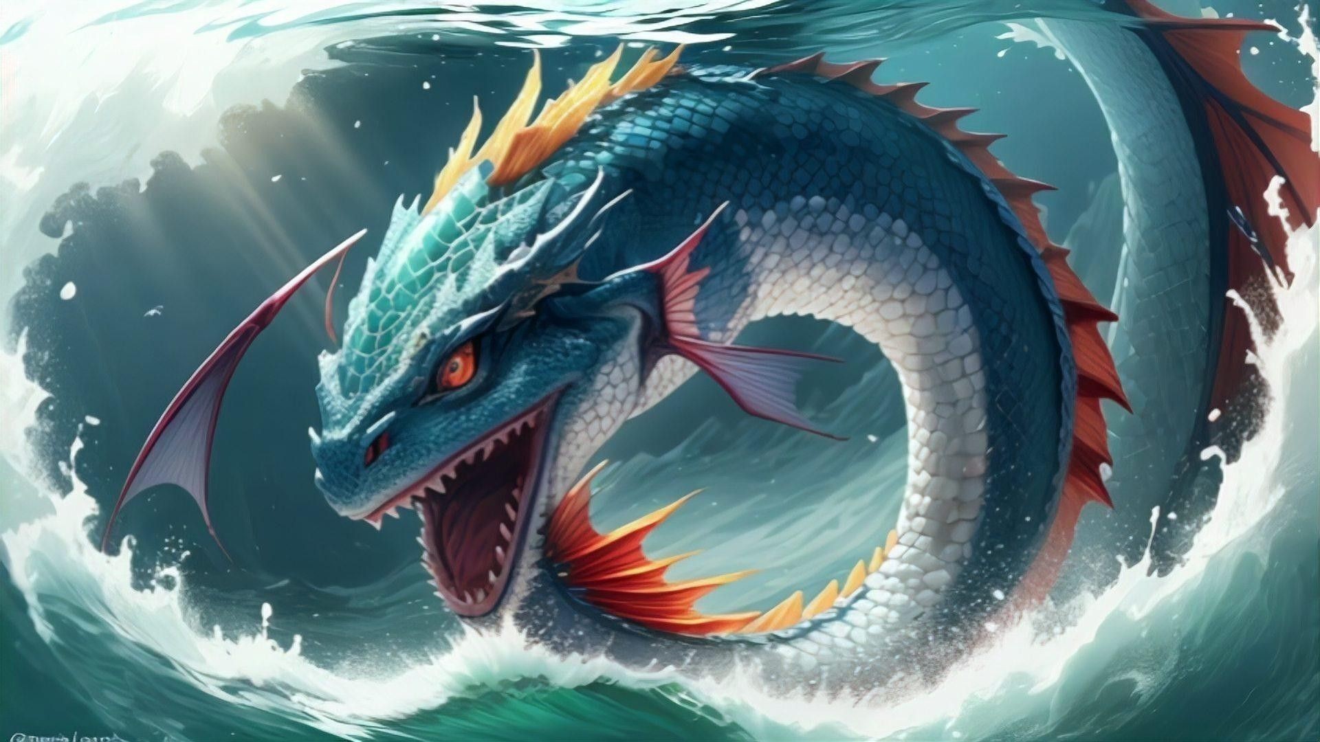 龍魚圖騰圖片大全欣賞