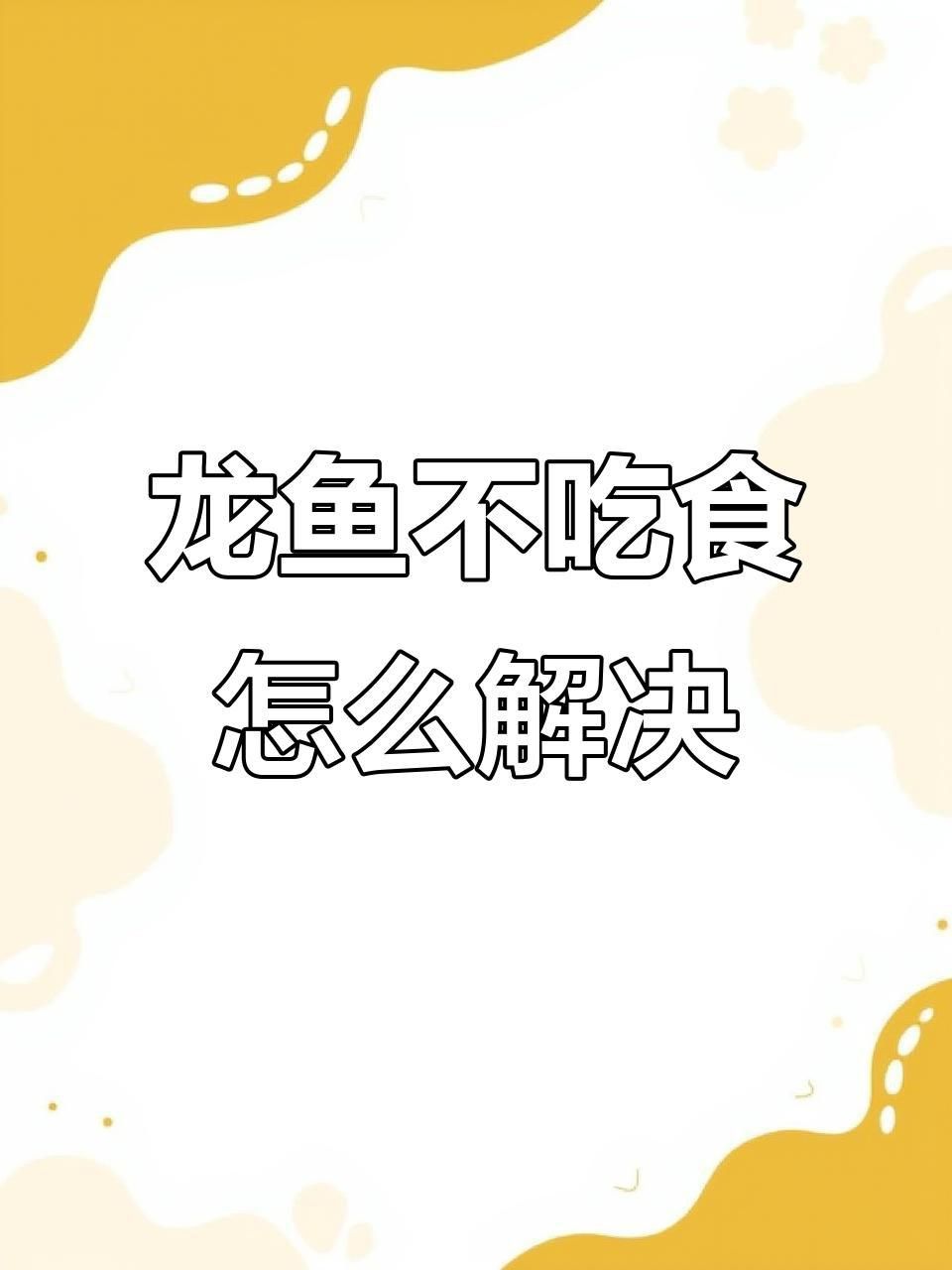 如何預防龍魚拒食？