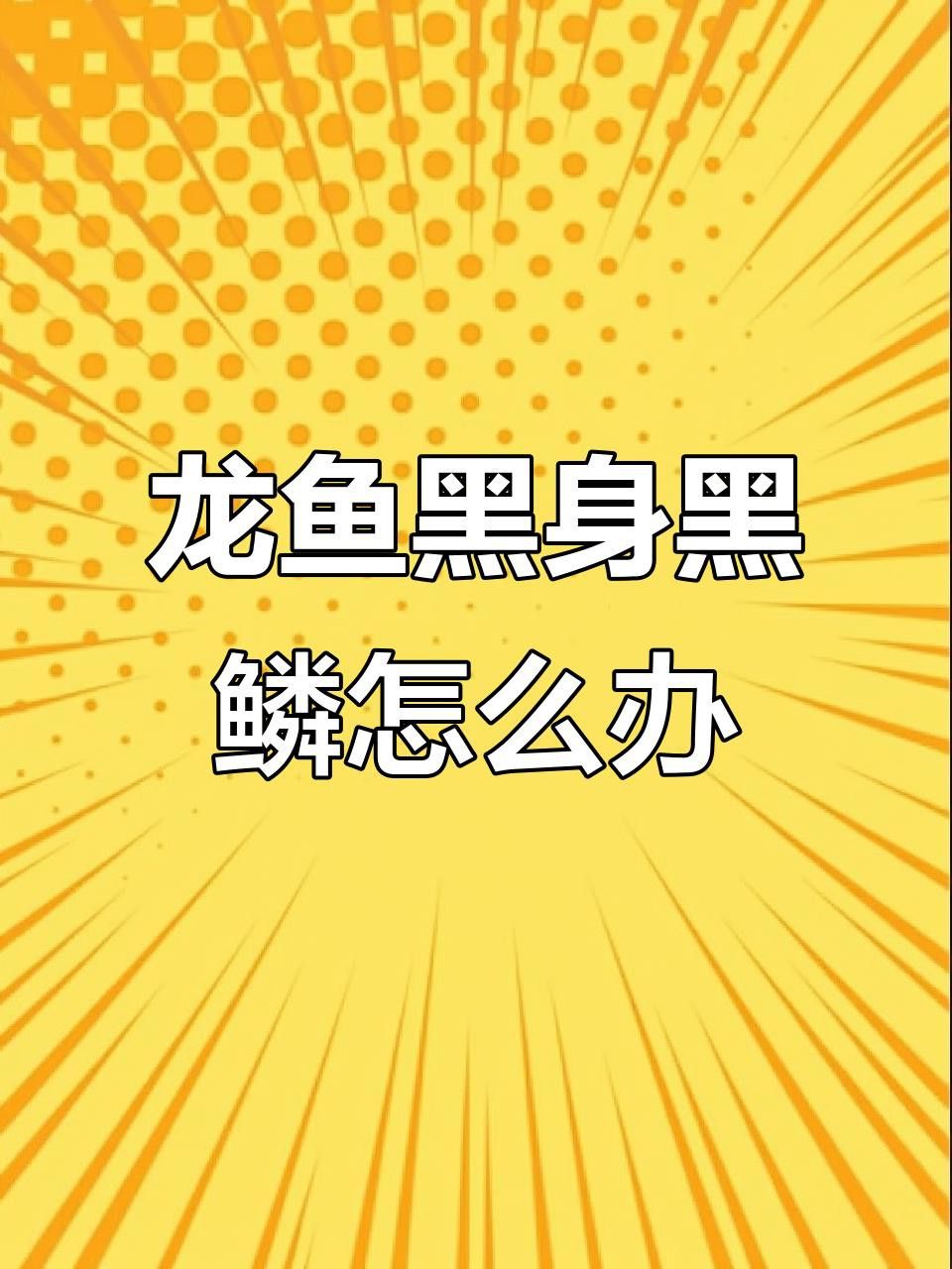 金龍魚鱗片發黑會傳染嗎？