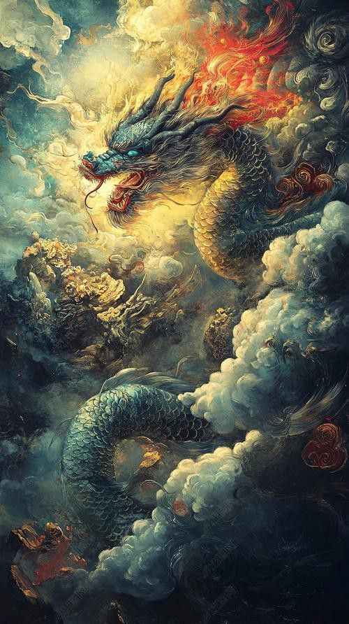 有沒有適合手機屏幕的雙龍圖壁紙？