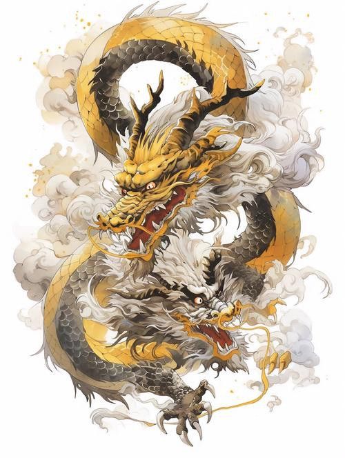 給我推薦一些龍的藝術圖片