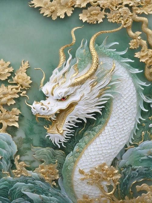 給我推薦一些龍的藝術圖片