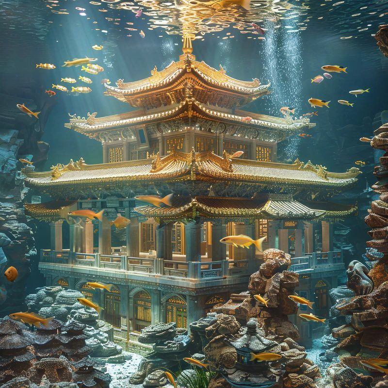 東海龍宮御龍魚缸介紹圖片欣賞