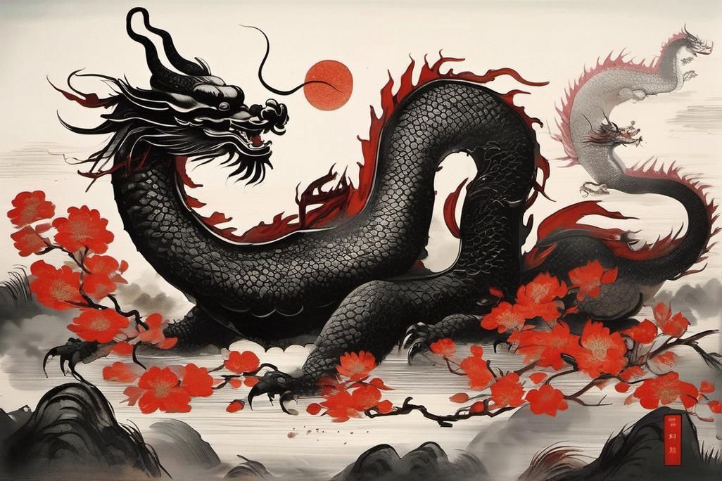 風(fēng)水龍最簡單三個圖片 風(fēng)水龍最簡單三個圖片 龍魚百科 第22張