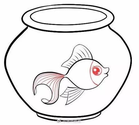 魚缸圖片繪畫圖（如何畫逼真的水草魚缸裝飾創意設計兒童魚缸繪畫指南）