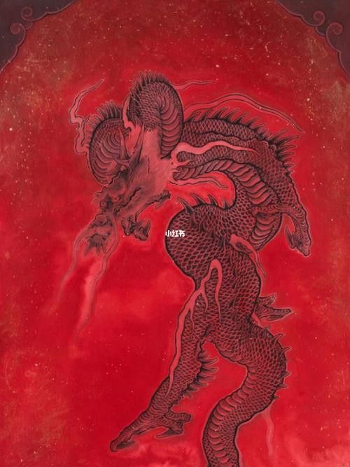 推薦一些紅龍紋身設計圖庫