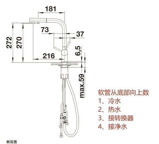 給我一張院子水龍頭安裝實例圖