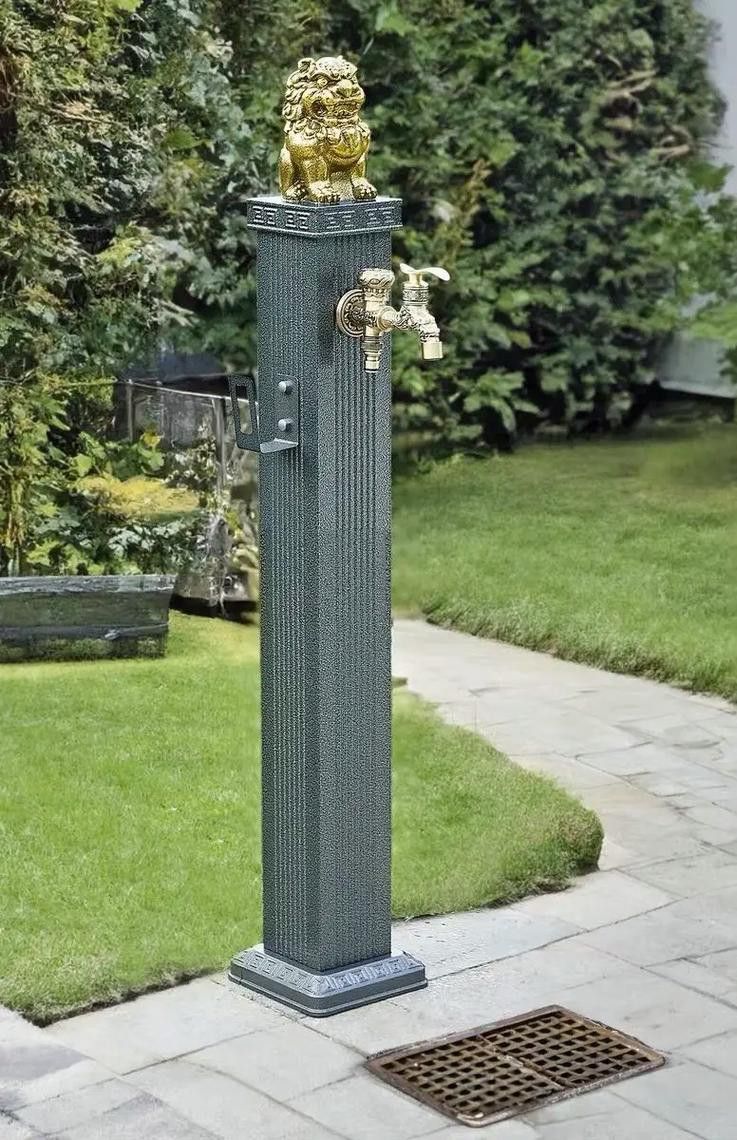 給我一張院子水龍頭安裝實例圖