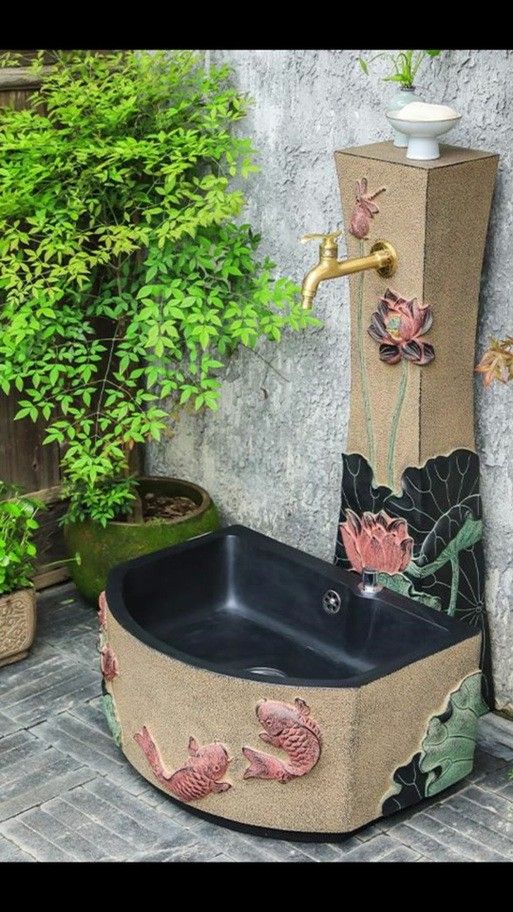 給我一張院子水龍頭安裝實例圖