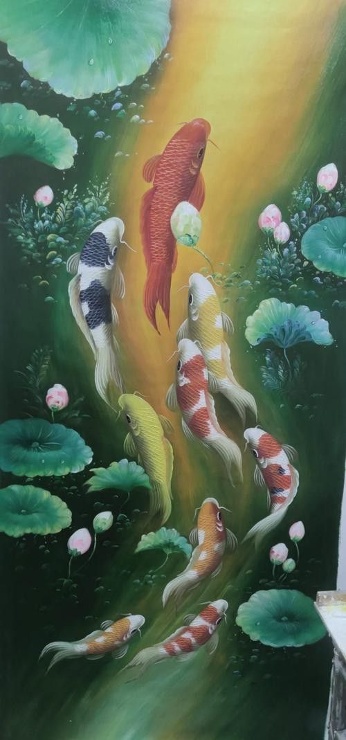 小紅龍魚圖片大全大圖高清壁紙