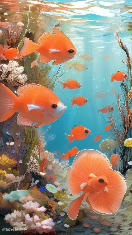 小紅龍魚圖片大全大圖高清壁紙