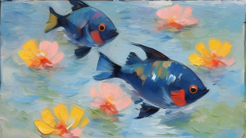 小紅龍魚圖片大全大圖高清壁紙