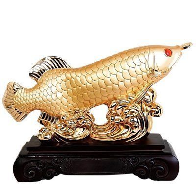 金龍魚擺件的風水作用，金龍魚擺件的擺放技巧如何選擇風水吉祥物金龍魚擺件 金龍魚擺件的風水作用，金龍魚擺件的擺放技巧如何選擇風水吉祥物金龍魚擺件 龍魚百科 第4張