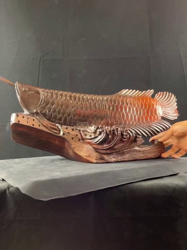 金龍魚雕刻圖片大全大圖