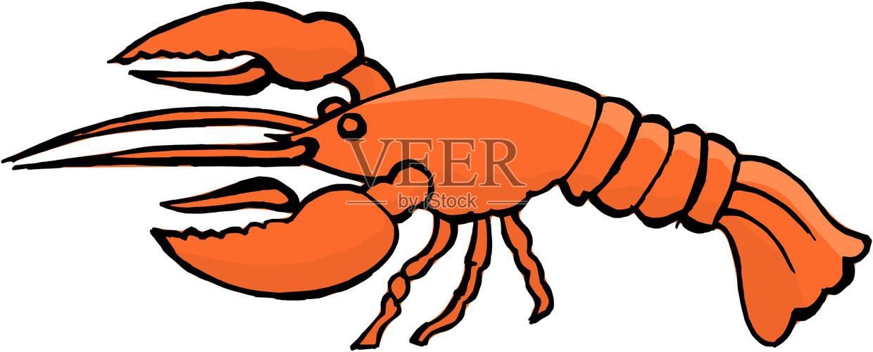 有哪些免費的龍蝦插畫資源？