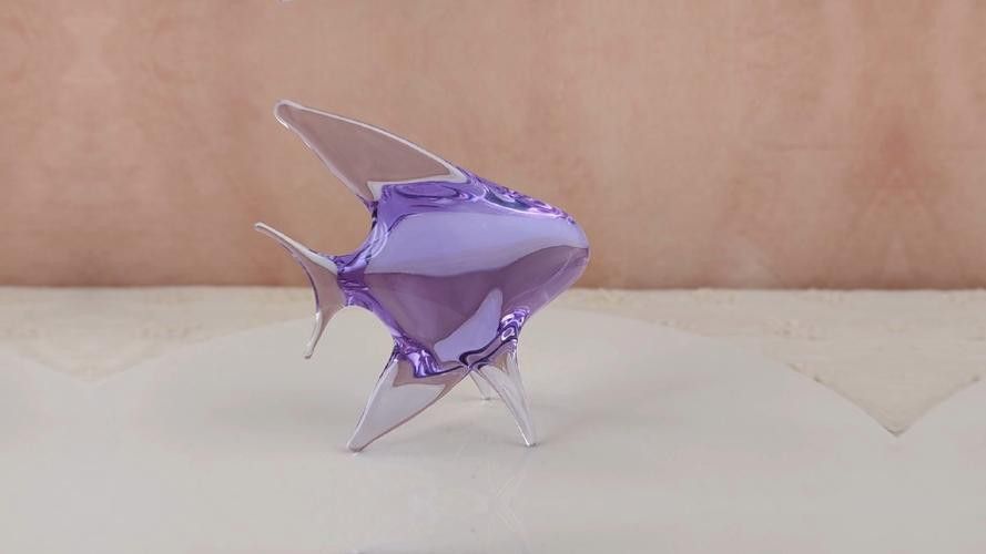 紫色水晶龍魚擺件價格如何？
