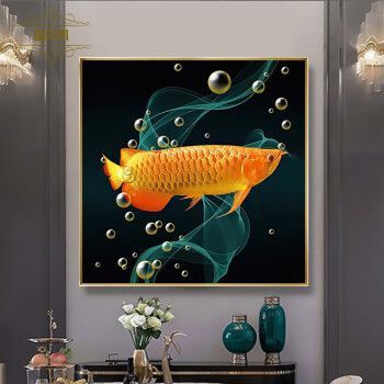 金龍魚裝飾畫怎么擺放好看（金龍魚裝飾畫與家居風(fēng)水關(guān)系）