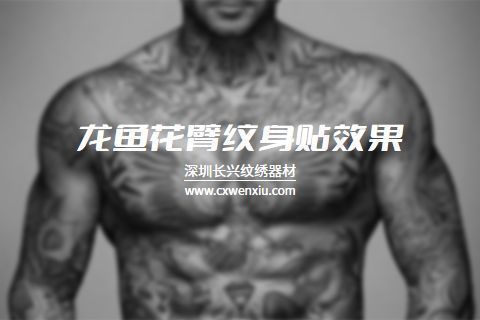 龍魚花臂紋身手稿：龍魚紋身手稿圖案大全
