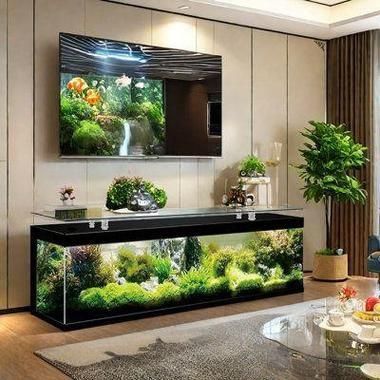 客廳魚缸效果圖大全