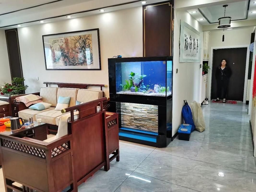 客廳魚缸效果圖大全