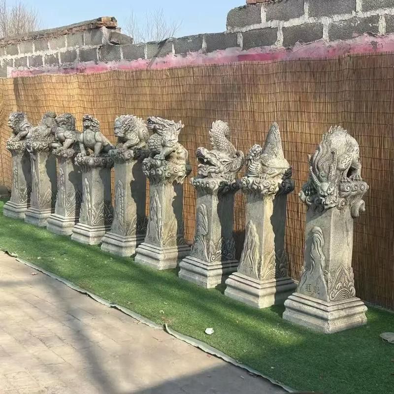 有哪些著名的九子龍雕塑作品？