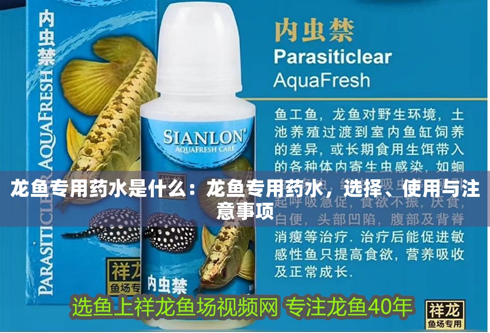 龍魚(yú)專用藥水是什么：龍魚(yú)專用藥水，選擇、使用與注意事項(xiàng)