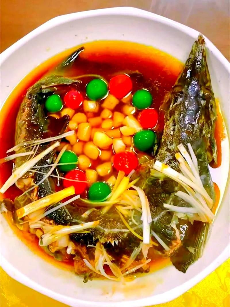 清蒸鱘龍魚圖片高清