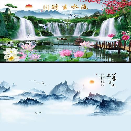 推薦一些適合龍魚缸的背景圖片