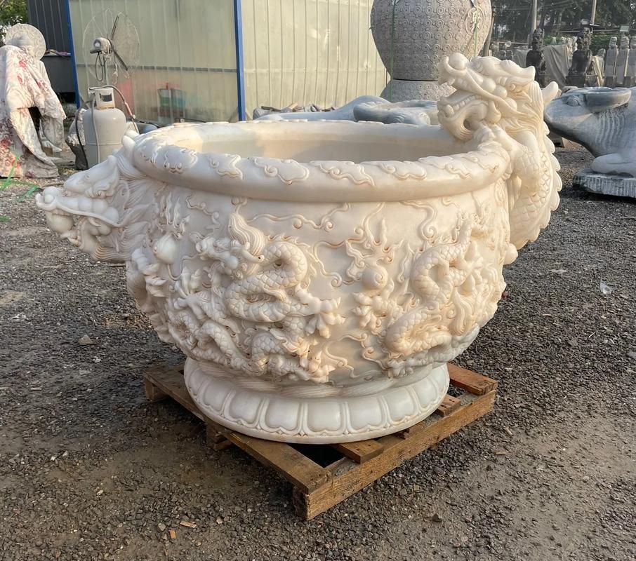 龍魚缸擺件