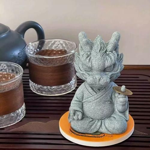 龍魚缸擺件