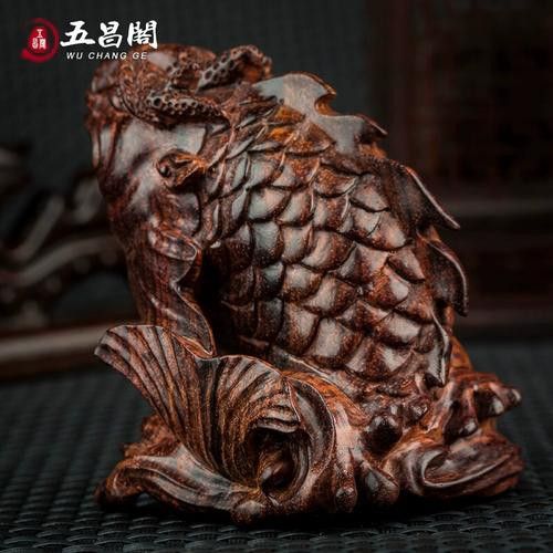 推薦一些龍魚雕刻的精品作品
