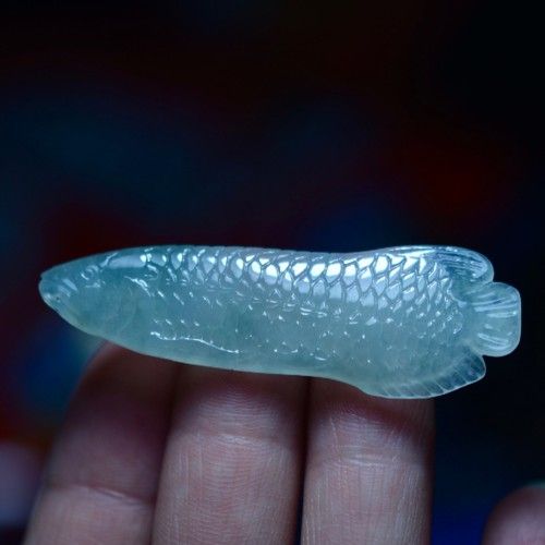 翡翠綠金龍魚值錢嗎圖片