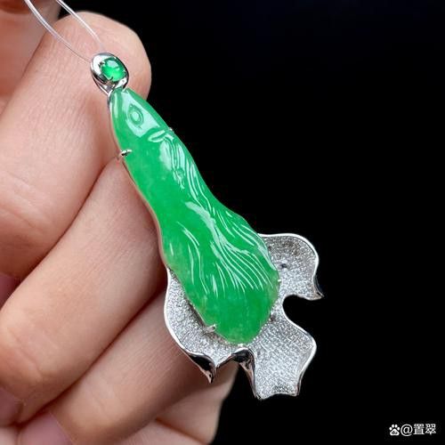 翡翠綠金龍魚值錢嗎圖片