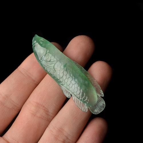 翡翠綠金龍魚值錢嗎圖片