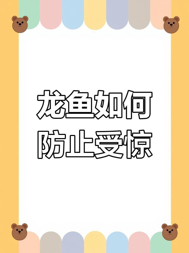 如何預防龍魚受到驚嚇？