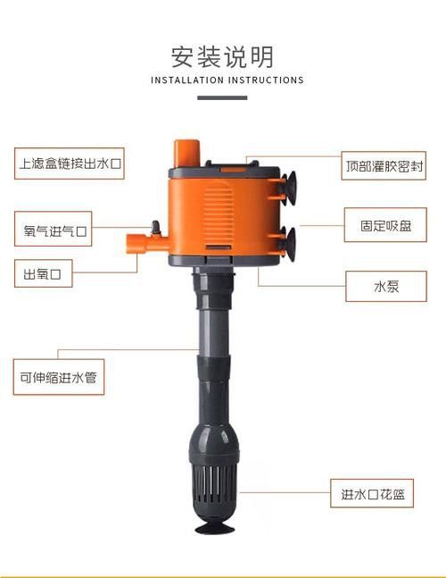 西龍魚缸專用泵安裝方法圖解