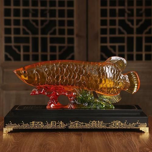 白玉金龍魚工藝品圖片大全