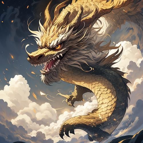 給我一些不同風(fēng)格的招財金龍圖片