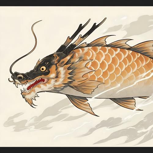 OOOPIC素材網有哪些風格的金龍魚壁紙？