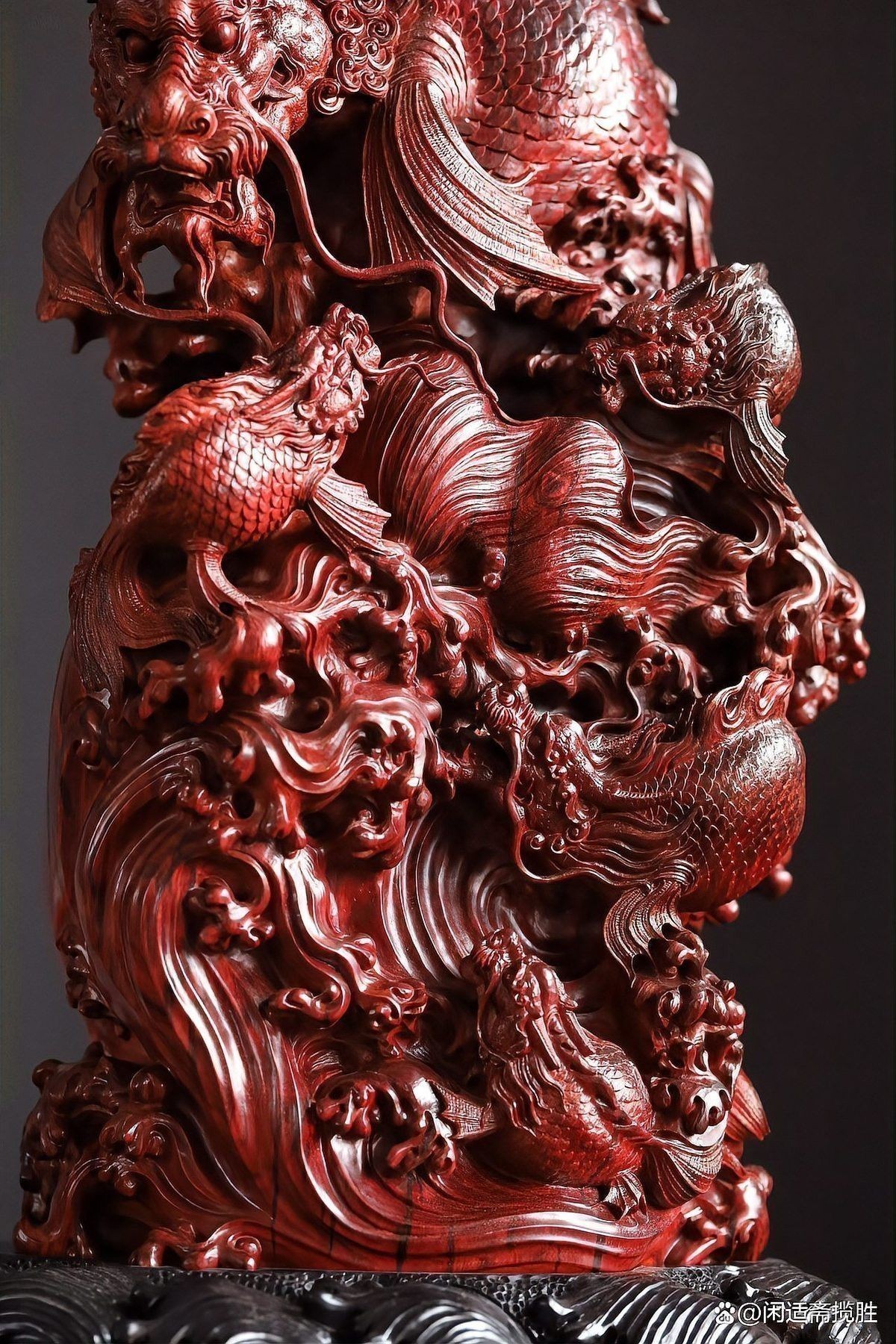 金龍魚木雕有哪些常見材質？ 金龍魚木雕有哪些常見材質？ 龍魚百科 第6張