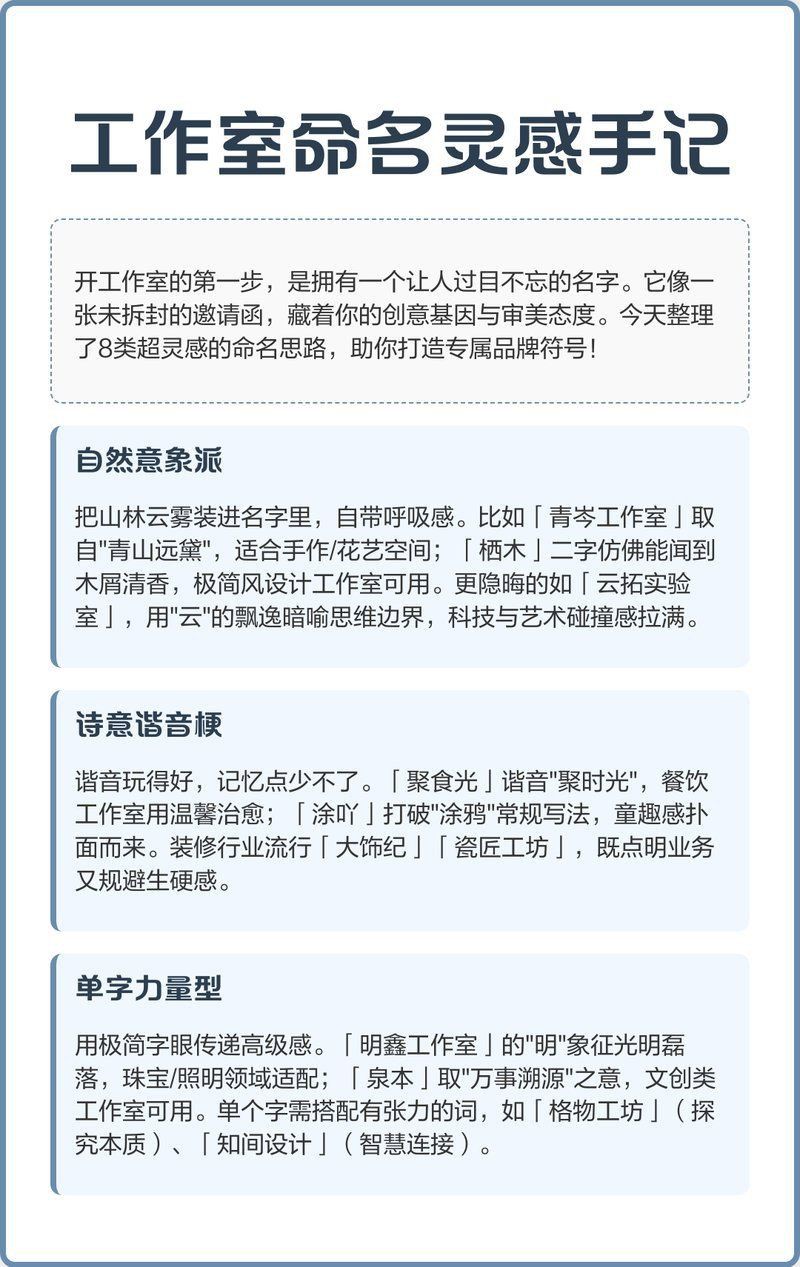 龍魚工作室名字大全霸氣