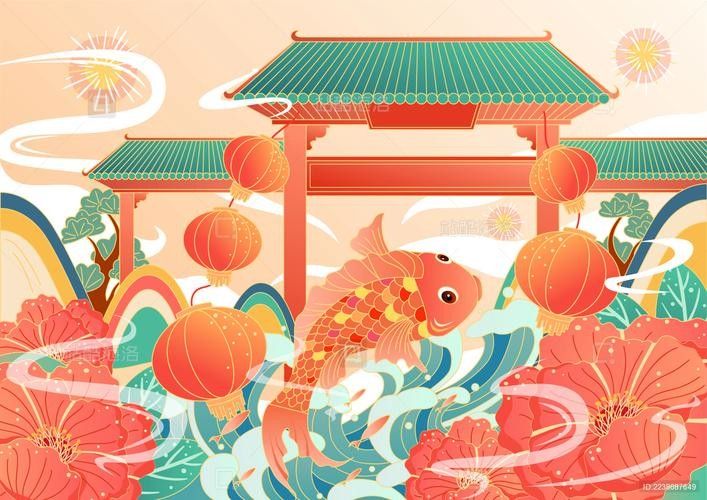 香港龍魚門躍圖片高清大圖