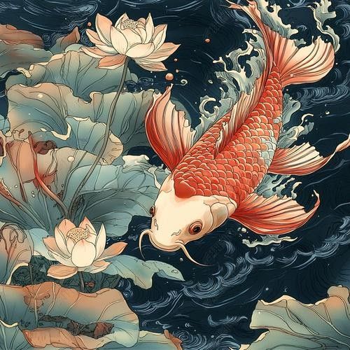 香港龍魚門躍圖片高清大圖