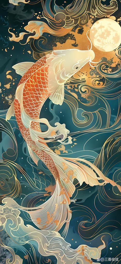 香港龍魚門躍圖片高清大圖