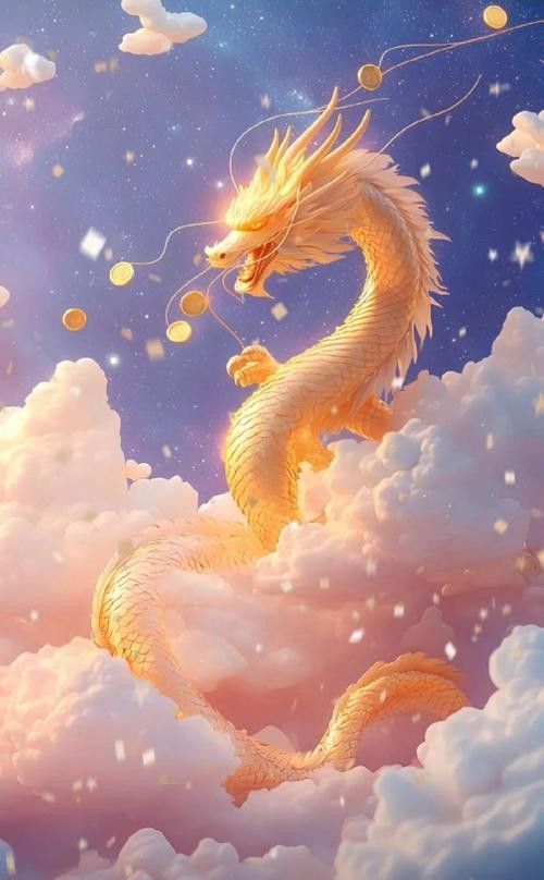 有沒有適合做壁紙的金龍圖片？