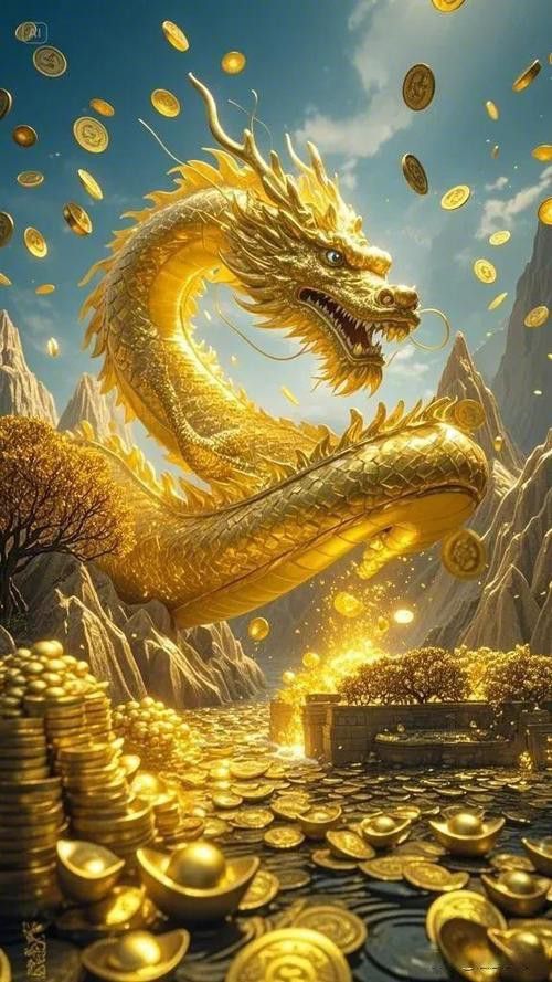 有沒有適合做壁紙的金龍圖片？