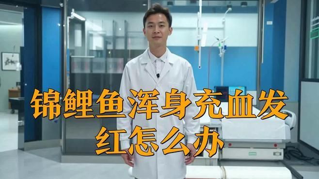 錦鯉身體發(fā)紅充血怎么治療