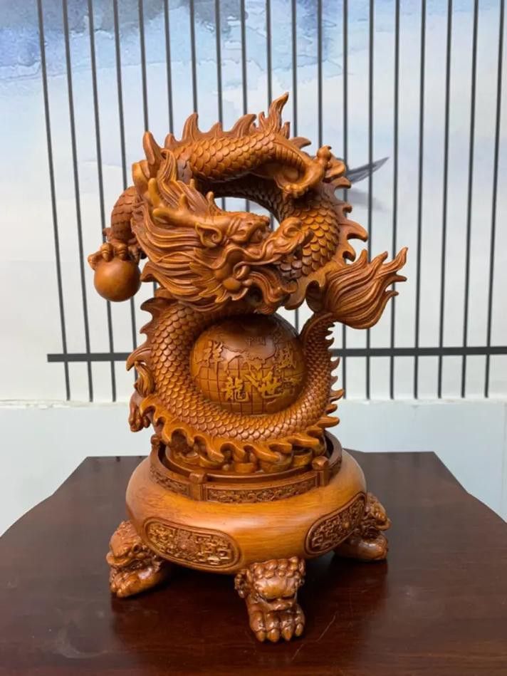 推薦幾款環氧樹脂材質的魚缸龍擺件