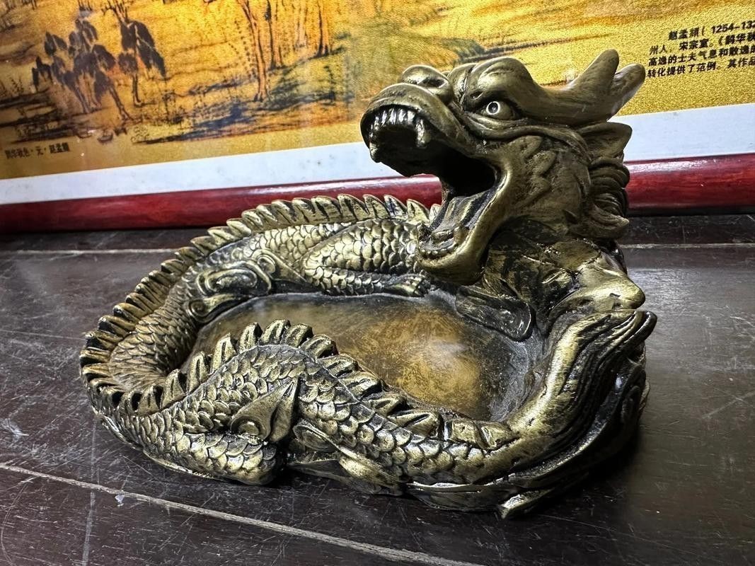 推薦幾款環氧樹脂材質的魚缸龍擺件
